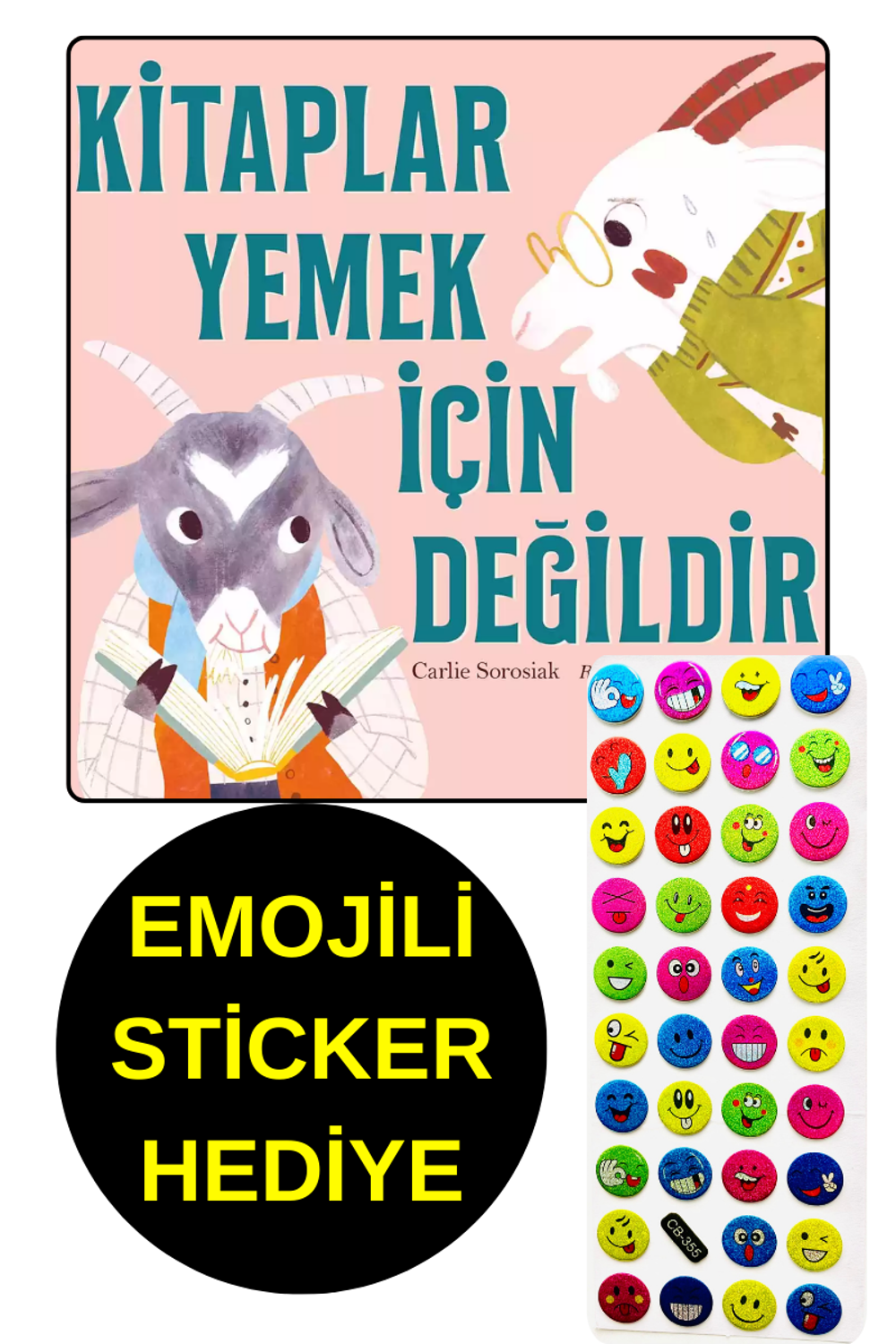 EMOJİLİ STİCKER HEDİYE - OKUL ÖNCESİ RESİMLİ KİTAPLAR - KİTAPLA EMOJİLİ STİCKER HEDİYE - OKUL ÖNCESİ RESİMLİ KİTAPLAR - KİTAPLA