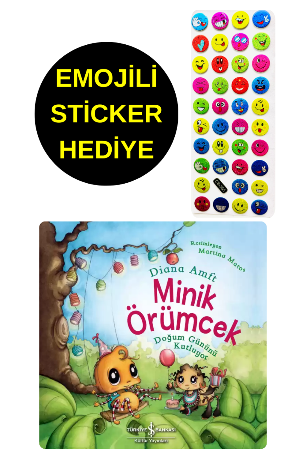 EMOJİLİ STİCKER HEDİYE - OKUL ÖNCESİ RESİMLİ KİTAPLAR - MİNİK EMOJİLİ STİCKER HEDİYE - OKUL ÖNCESİ RESİMLİ KİTAPLAR - MİNİK