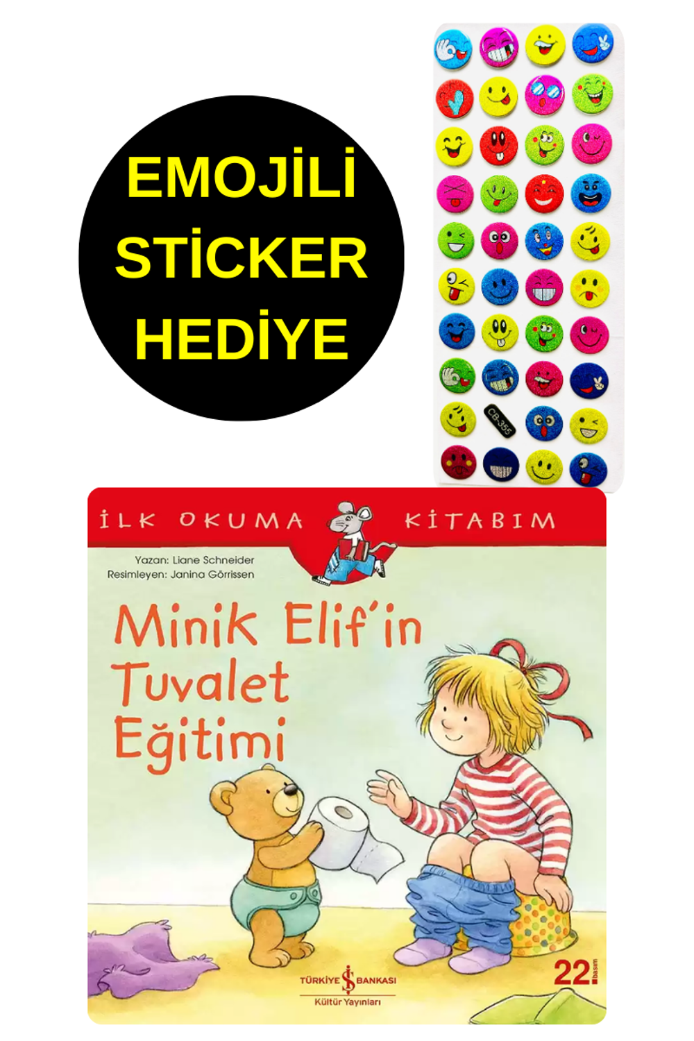 EMOJİLİ STİCKER HEDİYE - OKUL ÖNCESİ RESİMLİ KİTAPLAR - MİNİK EMOJİLİ STİCKER HEDİYE - OKUL ÖNCESİ RESİMLİ KİTAPLAR - MİNİK