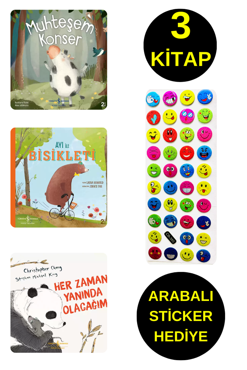 EMOJİLİ STİCKER HEDİYE - OKUL ÖNCESİ RESİMLİ KİTAPLAR - MUHTEŞ EMOJİLİ STİCKER HEDİYE - OKUL ÖNCESİ RESİMLİ KİTAPLAR - MUHTEŞ