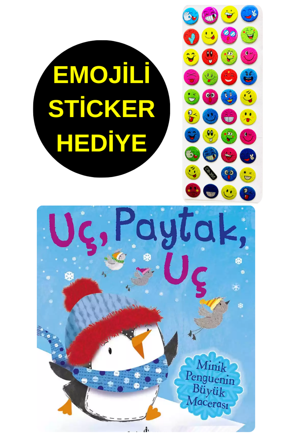 EMOJİLİ STİCKER HEDİYE - OKUL ÖNCESİ RESİMLİ KİTAPLAR - UÇ PAY EMOJİLİ STİCKER HEDİYE - OKUL ÖNCESİ RESİMLİ KİTAPLAR - UÇ PAY