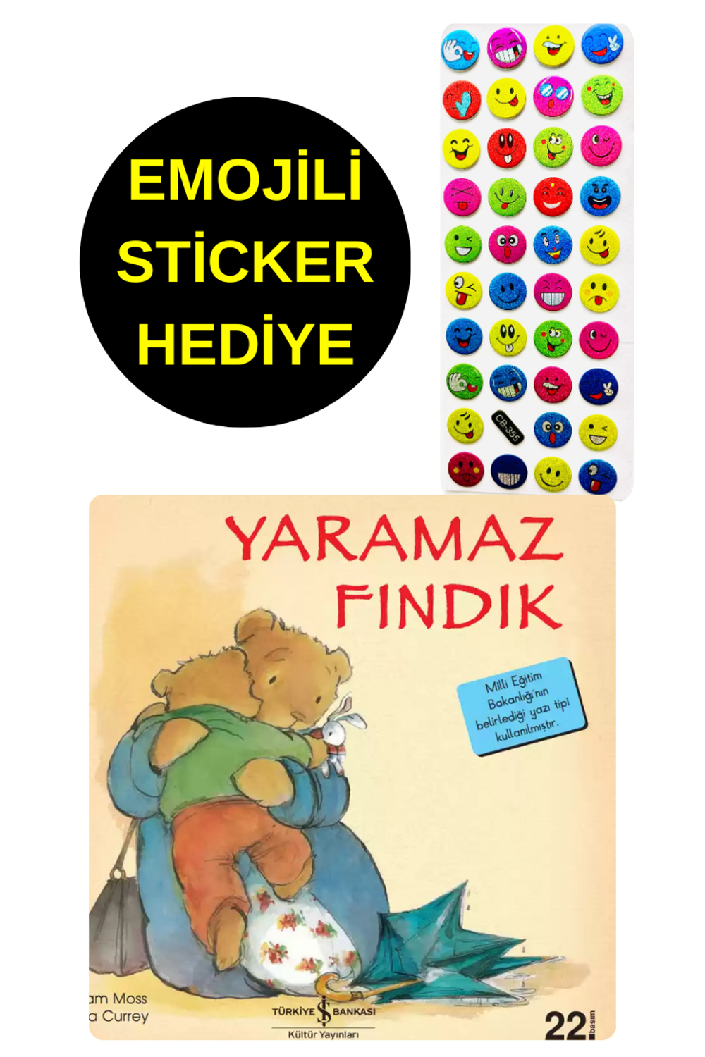 EMOJİLİ STİCKER HEDİYE - OKUL ÖNCESİ RESİMLİ KİTAPLAR - YARAMA EMOJİLİ STİCKER HEDİYE - OKUL ÖNCESİ RESİMLİ KİTAPLAR - YARAMA