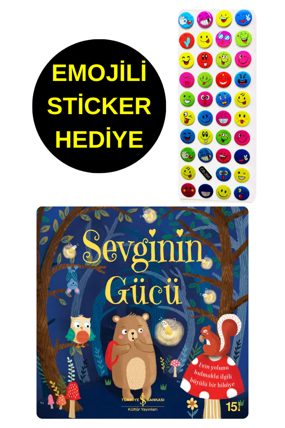EMOJİLİ STİCKER HEDİYE - OKUL ÖNCESİ RESİMLİ KİTAPLAR - SEVGİN EMOJİLİ STİCKER HEDİYE - OKUL ÖNCESİ RESİMLİ KİTAPLAR - SEVGİN