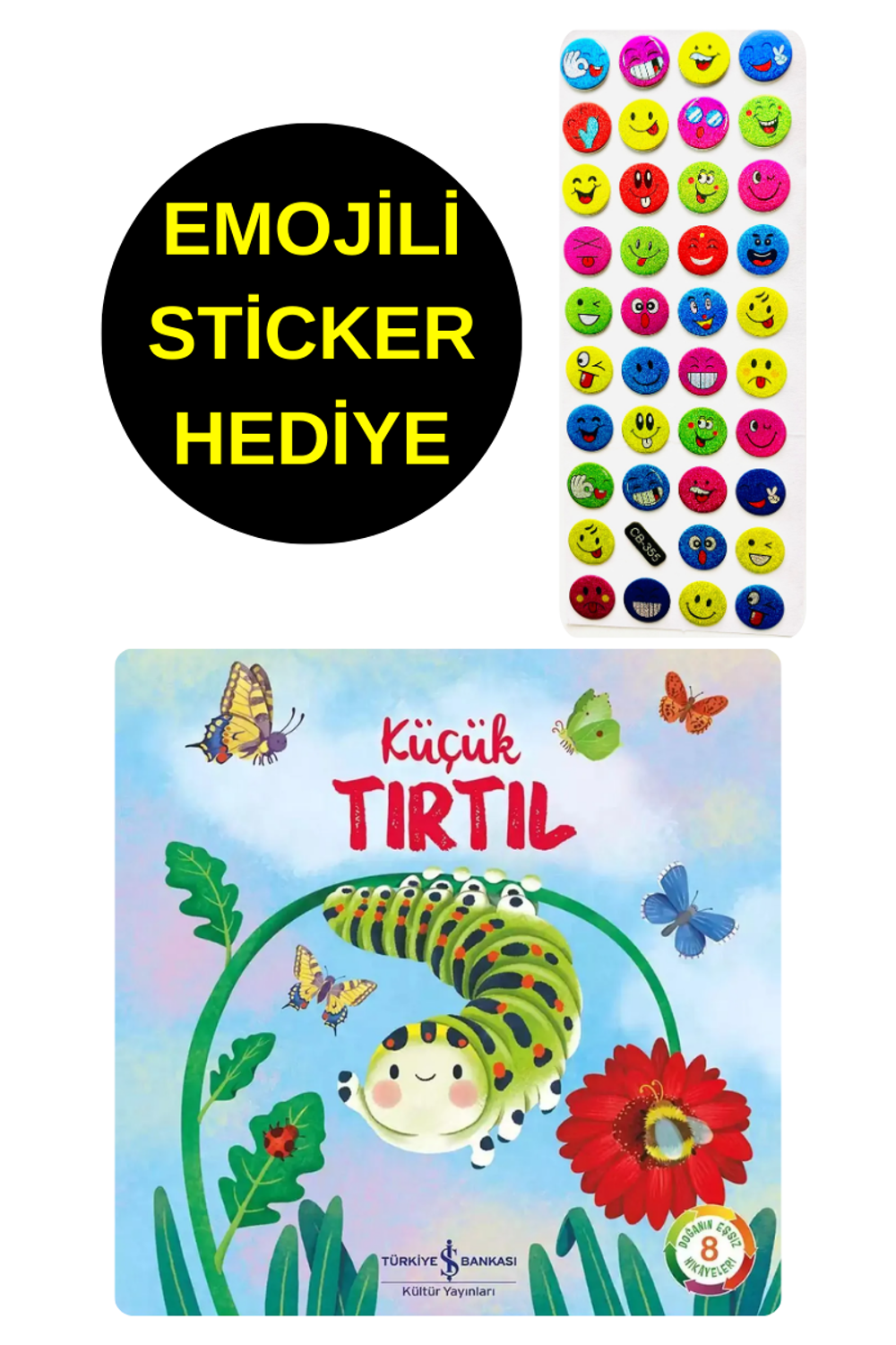 EMOJİLİ STİCKER HEDİYE - OKUL ÖNCESİ RESİMLİ KİTAPLAR - KÜÇÜK EMOJİLİ STİCKER HEDİYE - OKUL ÖNCESİ RESİMLİ KİTAPLAR - KÜÇÜK