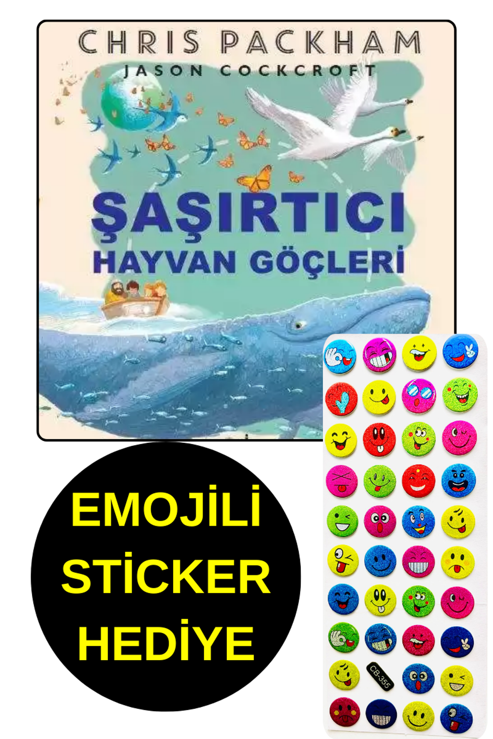 EMOJİLİ STİCKER HEDİYE - OKUL ÖNCESİ RESİMLİ KİTAPLAR - ŞAŞIRTI EMOJİLİ STİCKER HEDİYE - OKUL ÖNCESİ RESİMLİ KİTAPLAR - ŞAŞIRTI