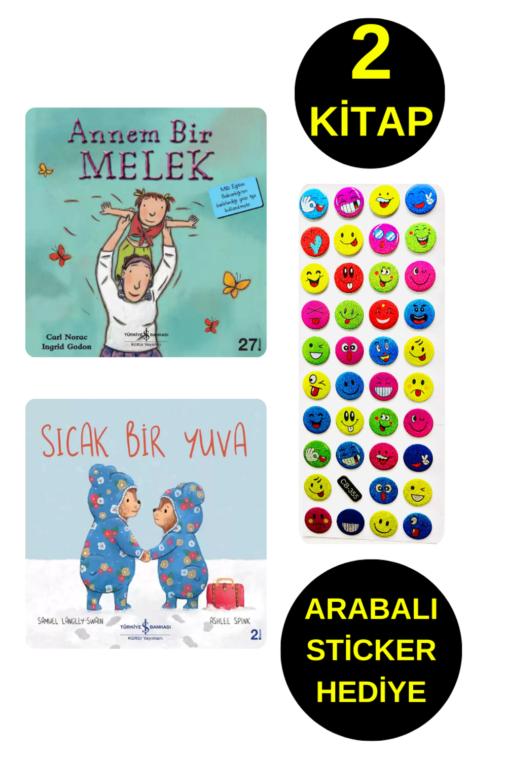 EMOJİLİ STİCKER HEDİYE - OKUL ÖNCESİ RESİMLİ KİTAPLAR - ANNEM EMOJİLİ STİCKER HEDİYE - OKUL ÖNCESİ RESİMLİ KİTAPLAR - ANNEM