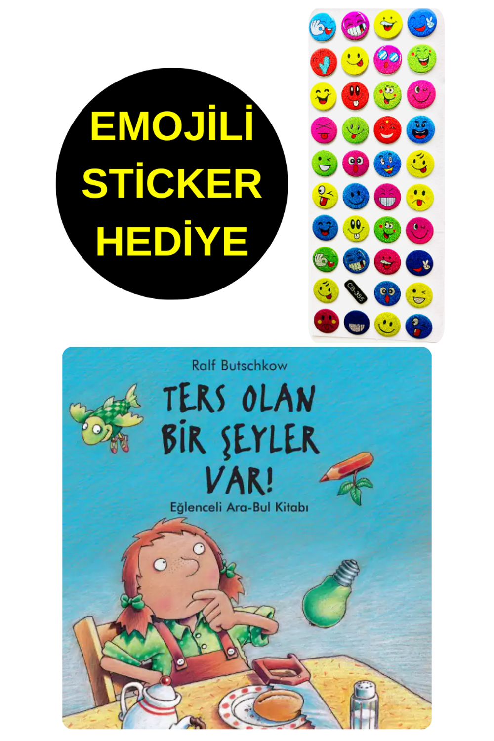 EMOJİLİ STİCKER HEDİYE - OKUL ÖNCESİ RESİMLİ KİTAPLAR - TERS O EMOJİLİ STİCKER HEDİYE - OKUL ÖNCESİ RESİMLİ KİTAPLAR - TERS O
