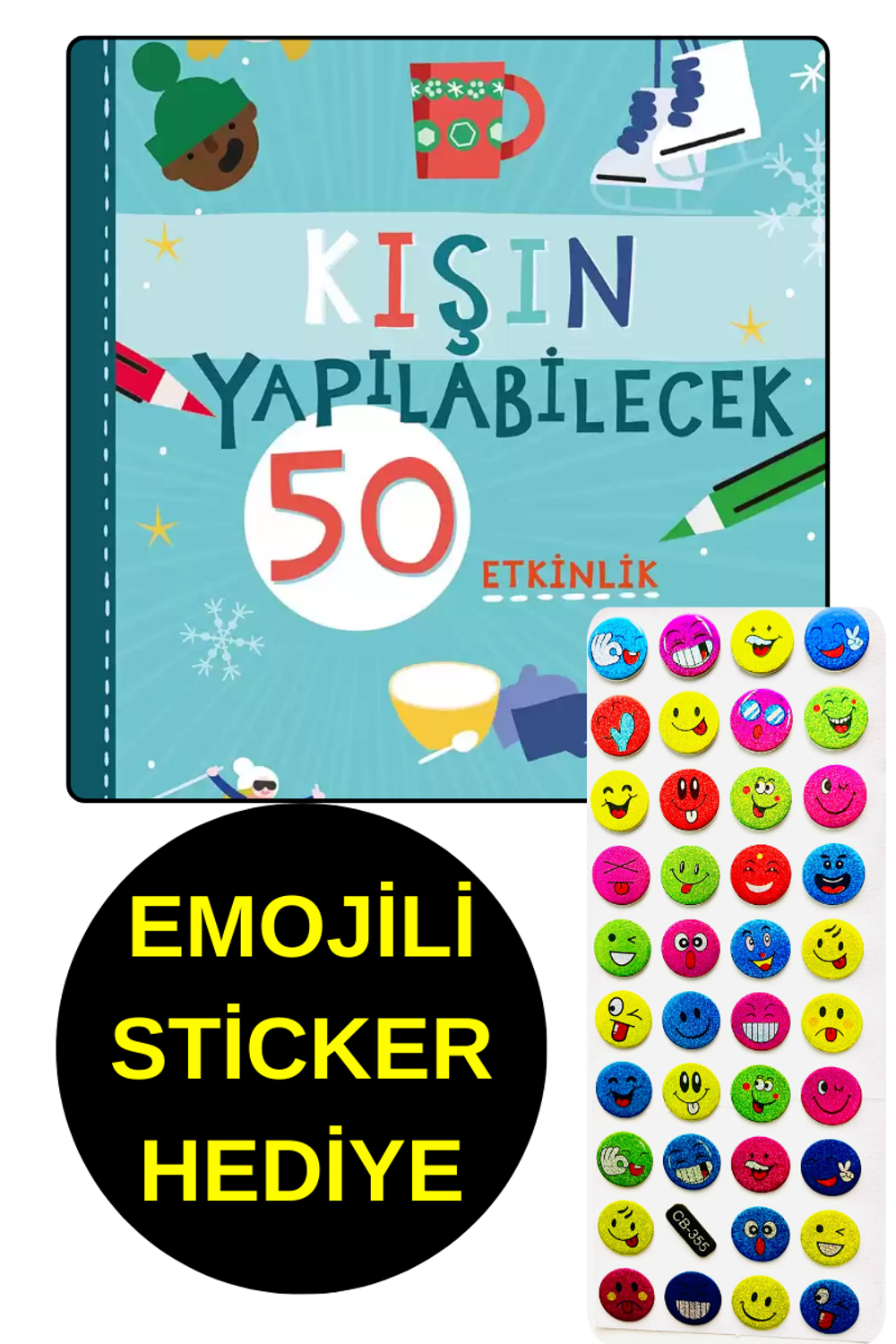 EMOJİLİ STİCKER HEDİYE - OKUL ÖNCESİ RESİMLİ KİTAPLAR - KIŞIN Y EMOJİLİ STİCKER HEDİYE - OKUL ÖNCESİ RESİMLİ KİTAPLAR - KIŞIN Y