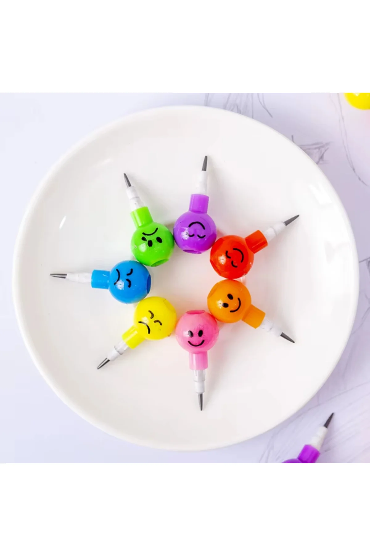 Emojili Yumurtlayan Kalem Seti 5'li