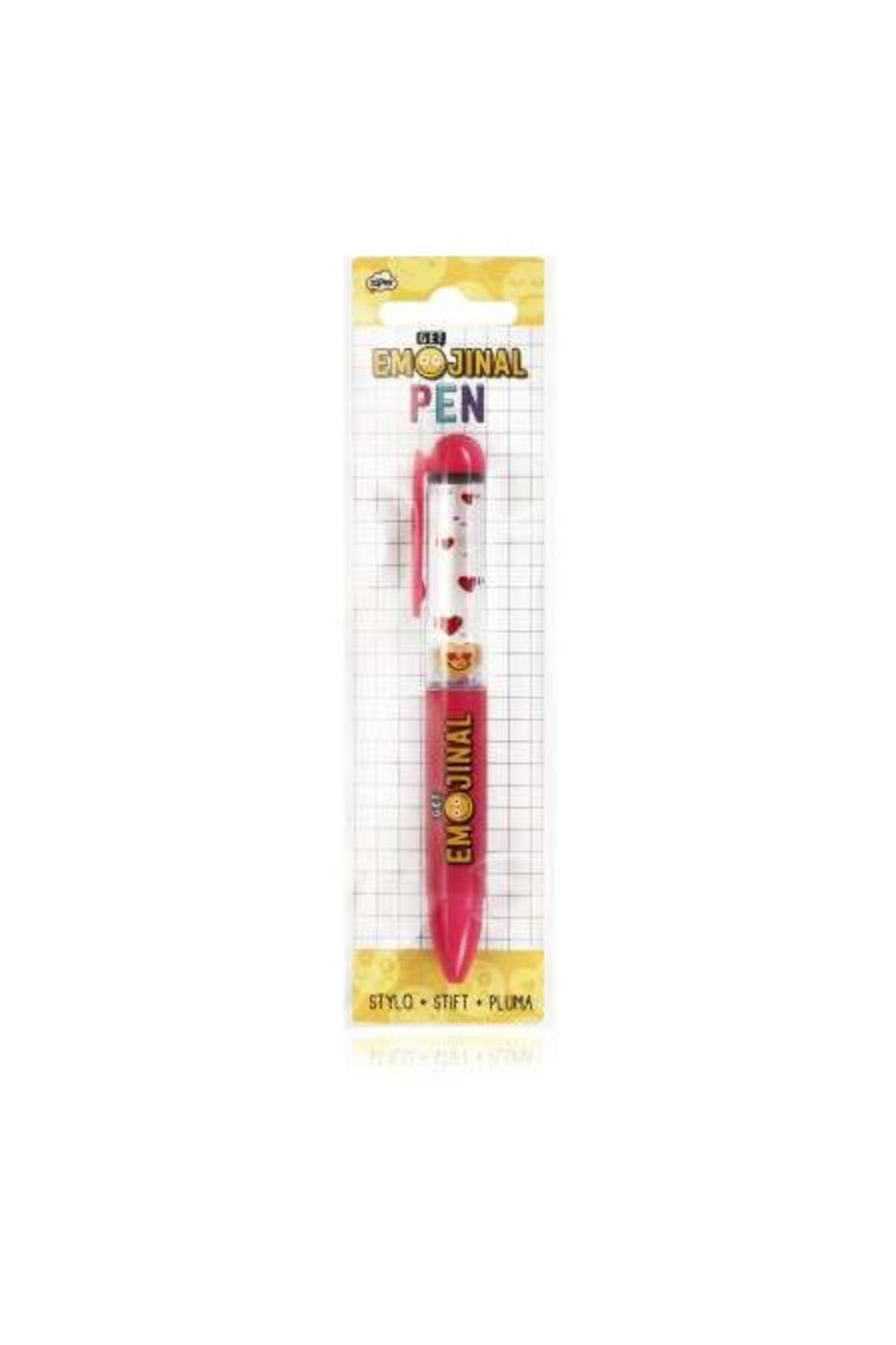 EMOJINAL LIQUID PEN Emoji Su Küresi Tükenmez Kalem