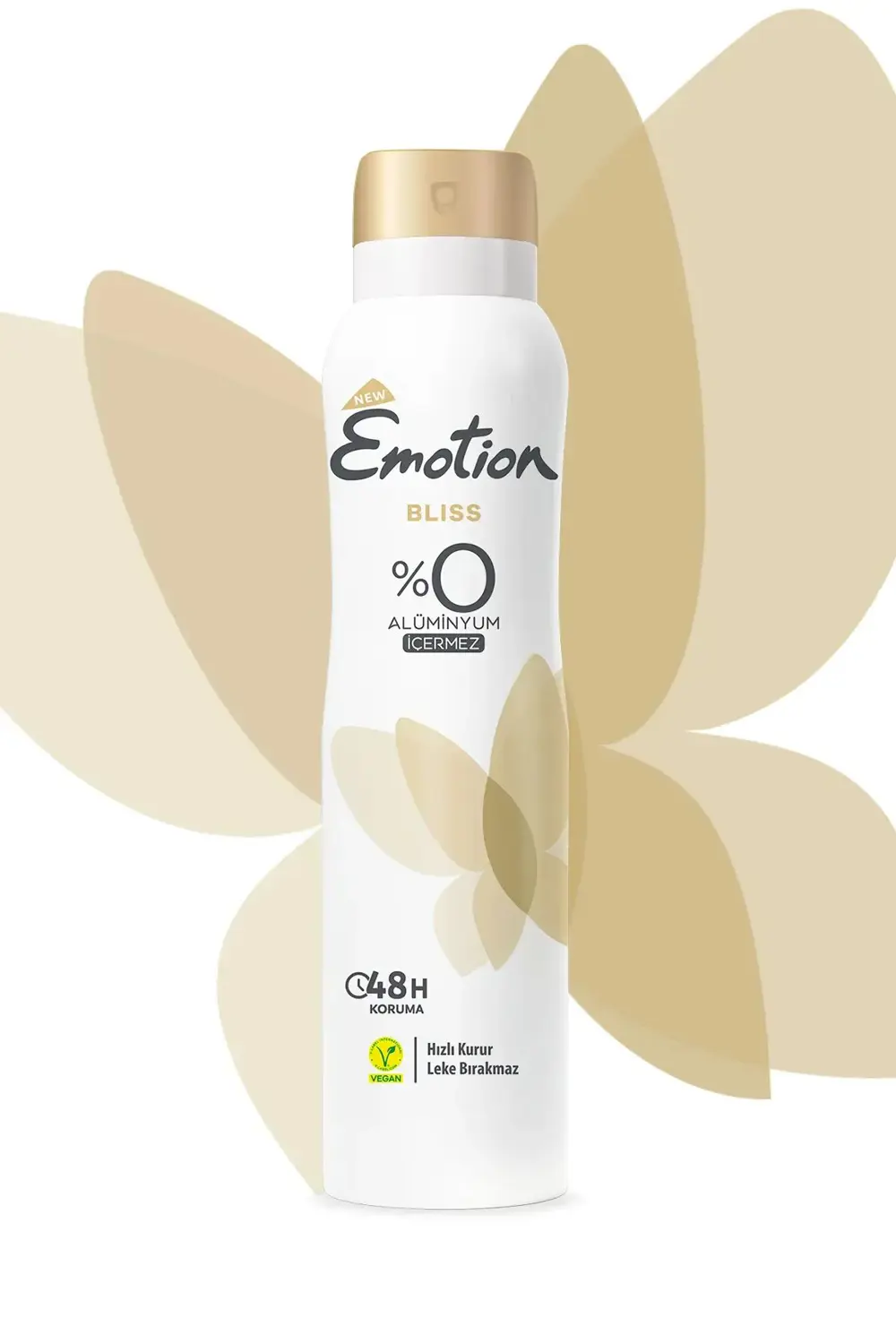 Emotion Bliss Kadın Vegan Deodorant 150 Ml Hızlı Kurur , Leke Bır