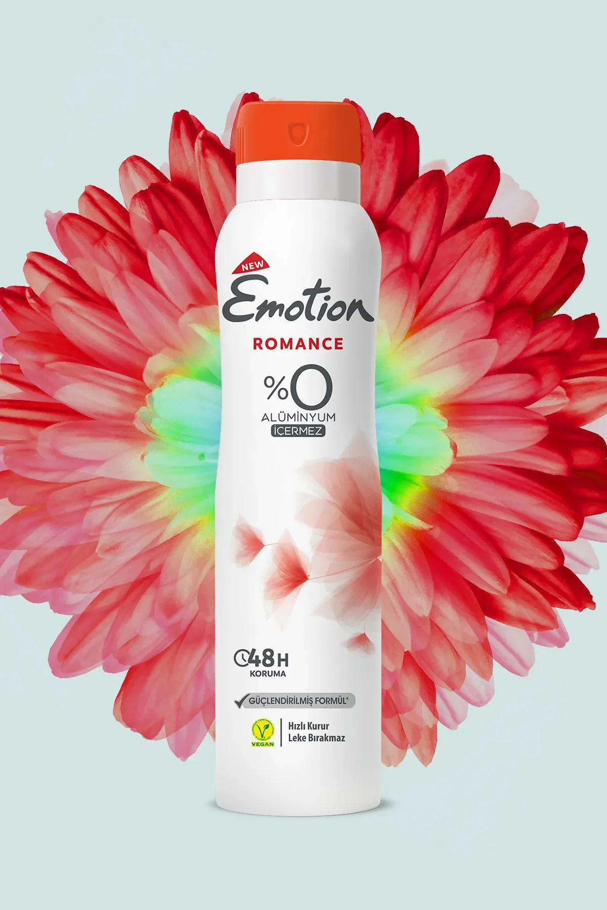 Emotion Romance Kadın Vegan Deodorant 150 Ml Hızlı Kurur, Leke Bı
