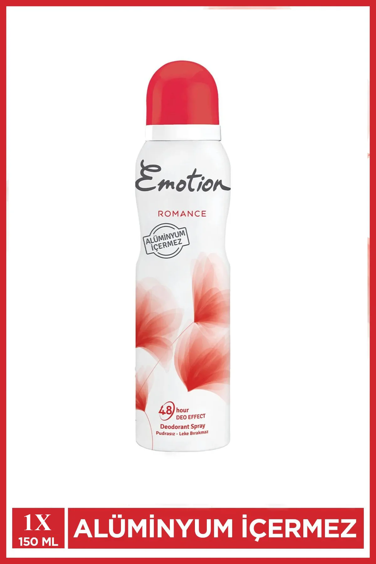 Emotion Romance Kadın Vegan Deodorant 150 Ml Hızlı Kurur, Leke Bı