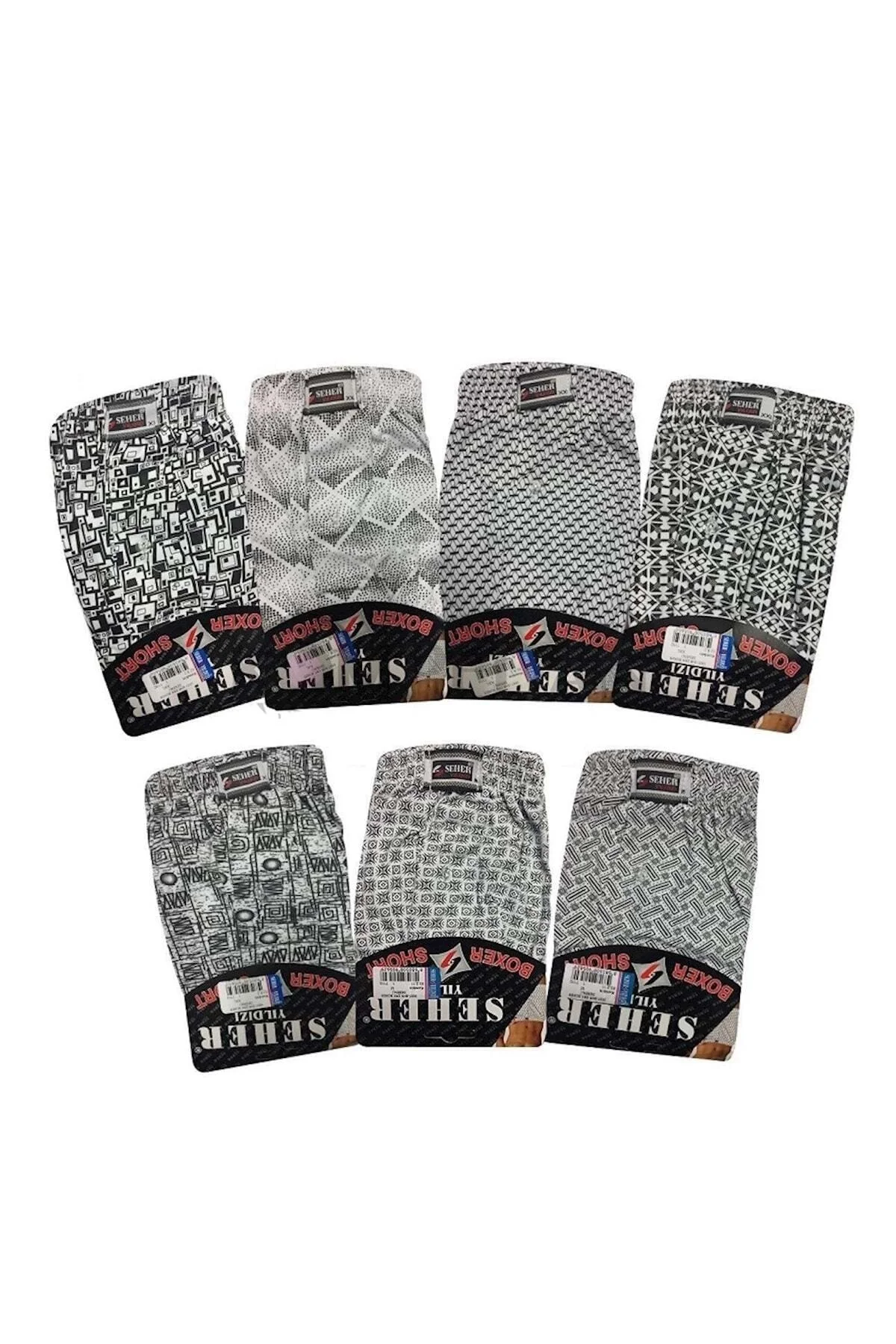 Empirme Erkek 6`lı Desenli Boxer - S-1 0007 Empirme Erkek 6`lı Desenli Boxer - S-1 0007