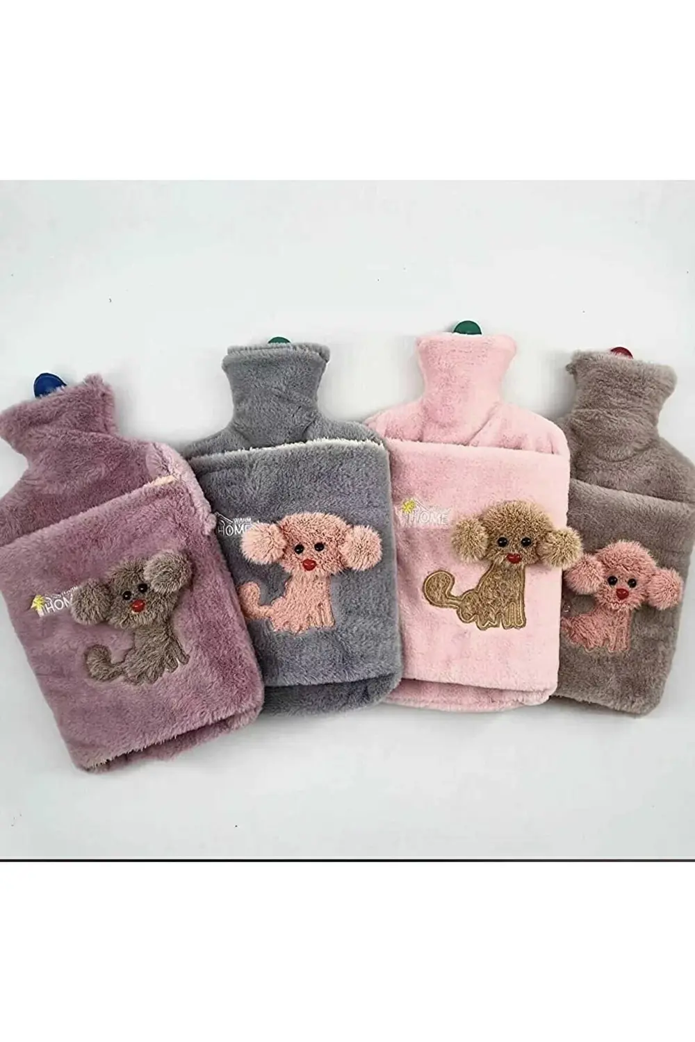 Emr Peluş Kılıflı Köpek Emojili Sıcak Su Torbası