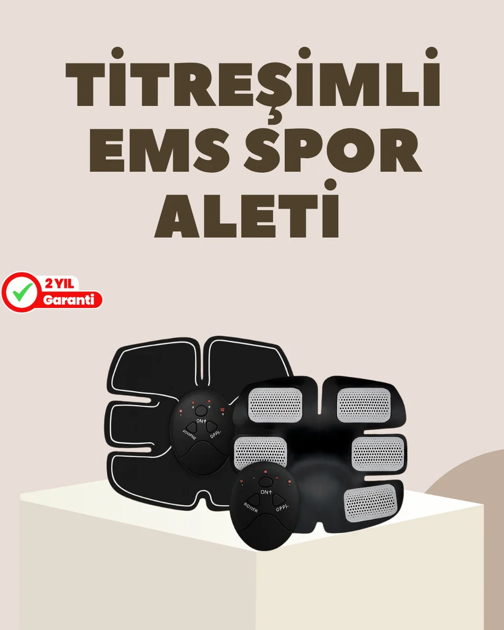Ems Kas Yapma Ve Yağ Yakma Cihazı Titreşimli 2025 Orijinal Spor Aleti - Lisinya Diğer