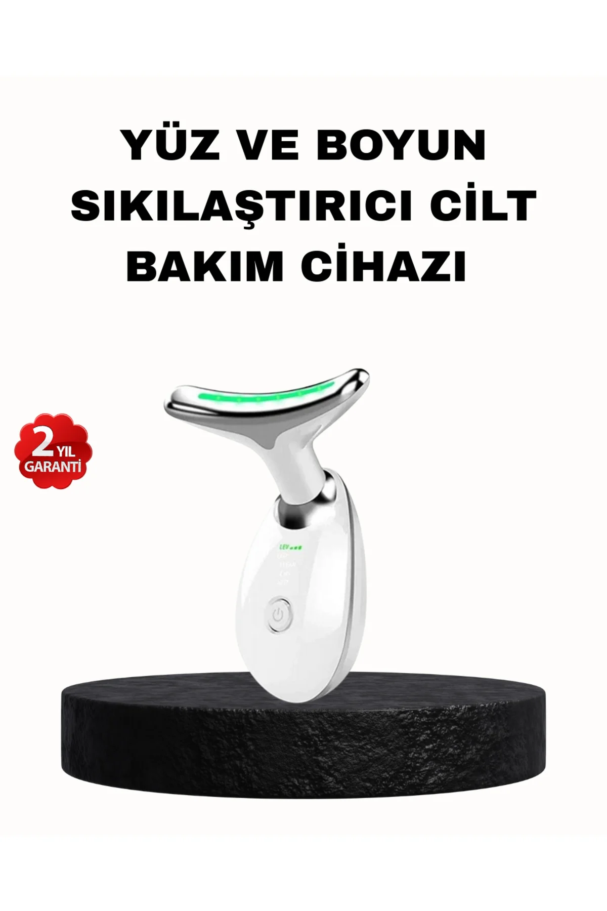 Ems Mikro Akım Yüz Ve Boyun Sıkılaştırıcı Cihaz 7000 Vpm Titreşim Isı Terapili