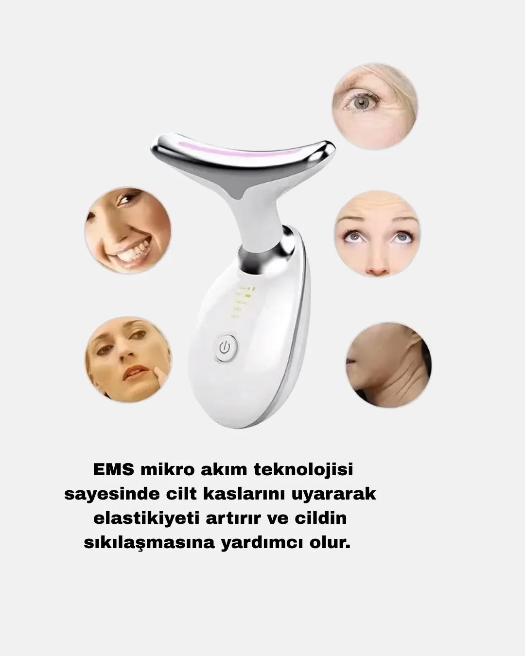 EMS Mikro Akım Yüz ve Boyun Sıkılaştırıcı Cihaz 7000 VPM Titreşim Isı Terapili Fiyatı, Yorumları ve Özellikleri