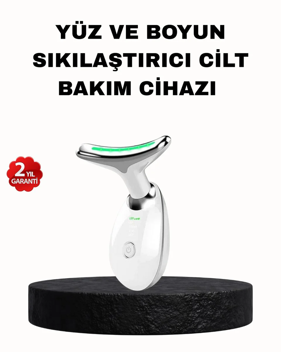 EMS Mikro Akım Yüz ve Boyun Sıkılaştırıcı Cihaz 7000 VPM Titreşim