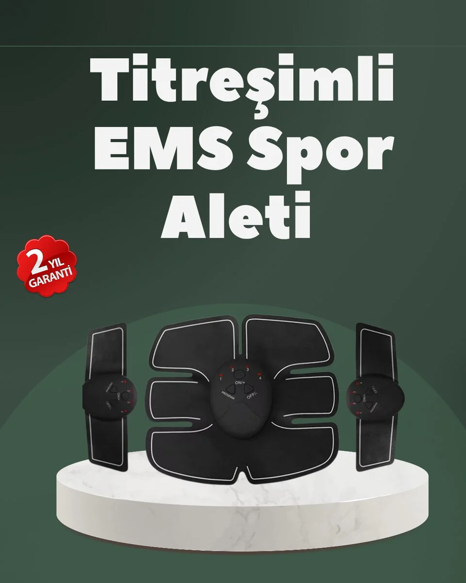 EMS Spor Aleti Titreşimli 2025 Seri - Evde Kas Geliştirme ve Titreşimli Antrenman