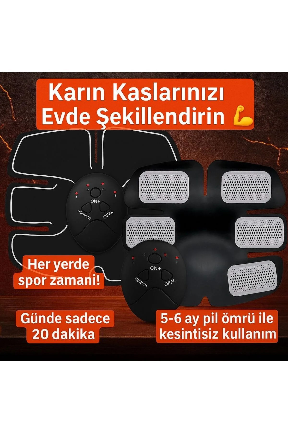 Ems Titreşimli Spor Cihazı Kas Geliştirme Ve Yağ Yakma 2025 Seri Orijinal - Görsel 5