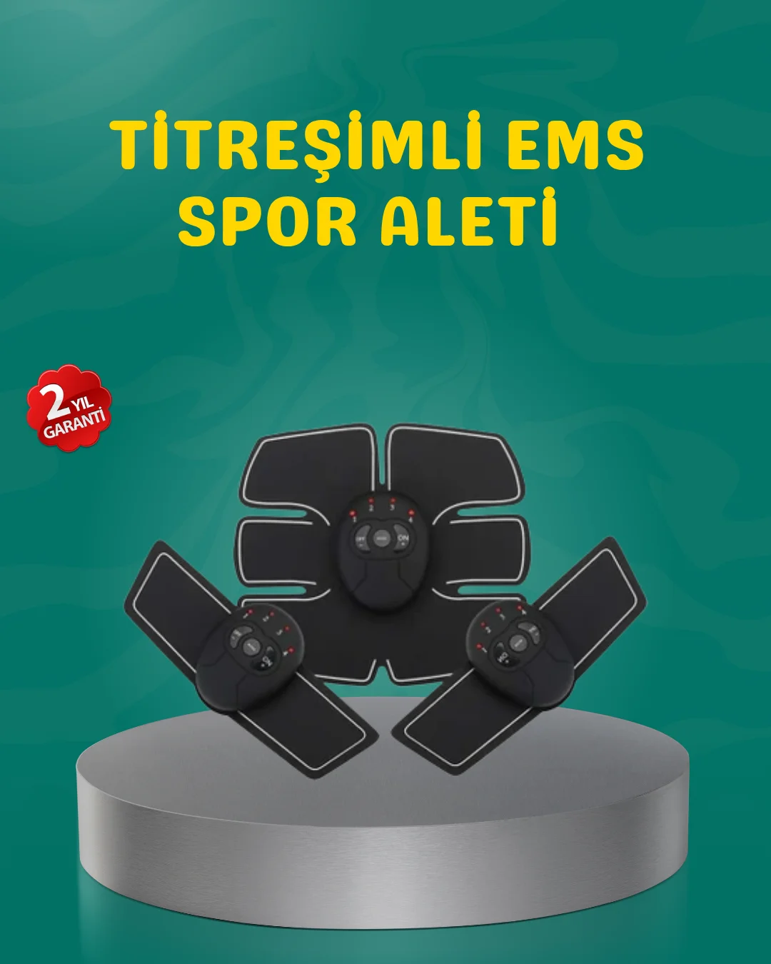 EMS Titreşimli Spor Cihazı Kas Geliştirme ve Yağ Yakma 2025 Seri 