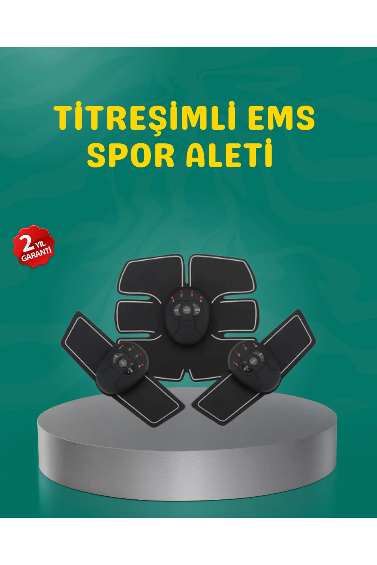 EMS Titreşimli Spor Cihazı Kas Geliştirme ve Yağ Yakma 2025 Seri 