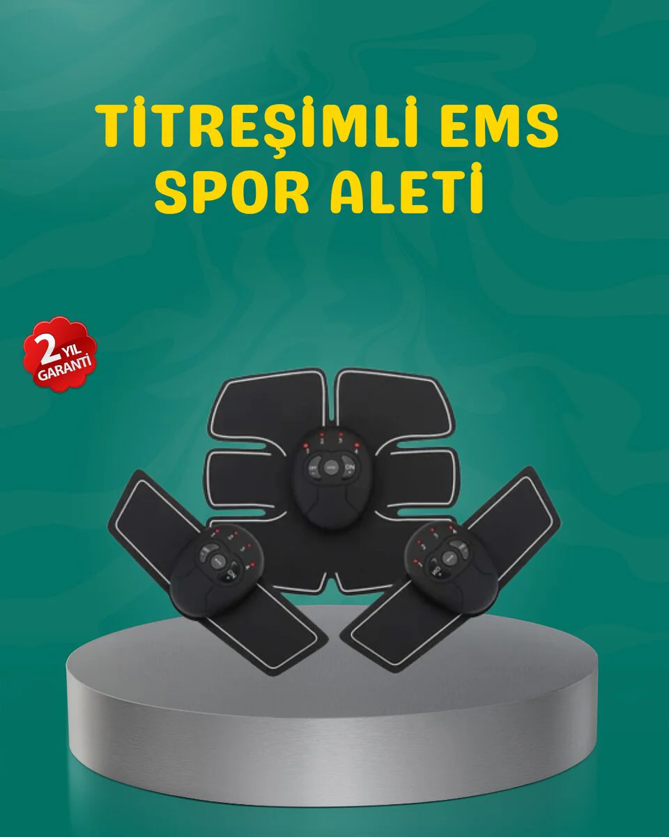 EMS Titreşimli Spor Cihazı - Kas Geliştirme ve Yağ Yakma 2025