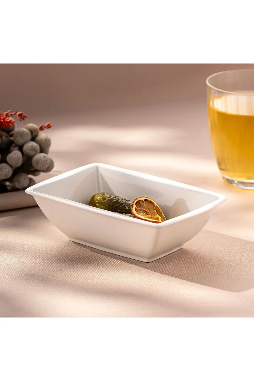 Emsan Pamukkale Dikdörtgen Kase 15 Cm