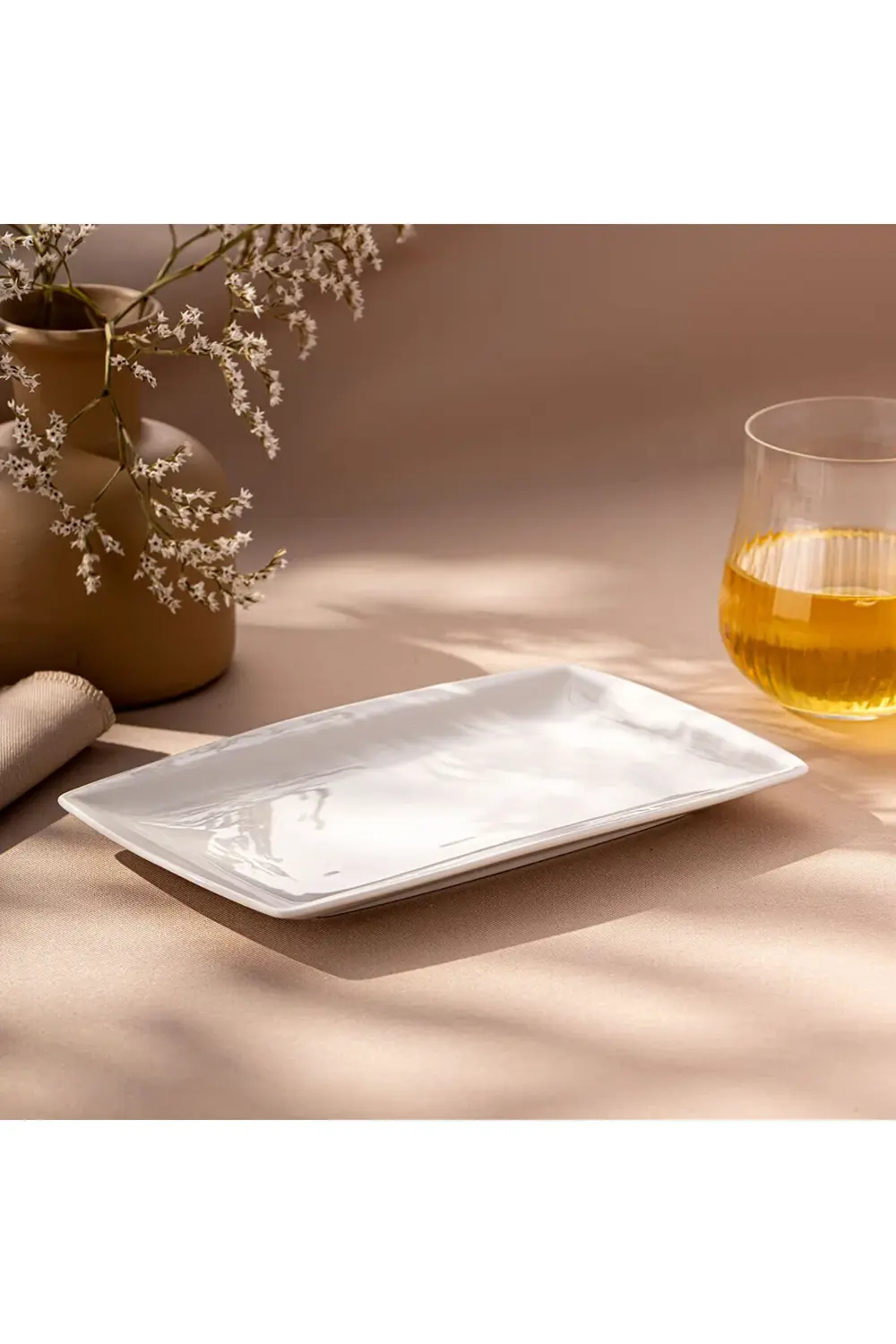 Emsan Pamukkale Dikdörtgen Tabak 23 Cm