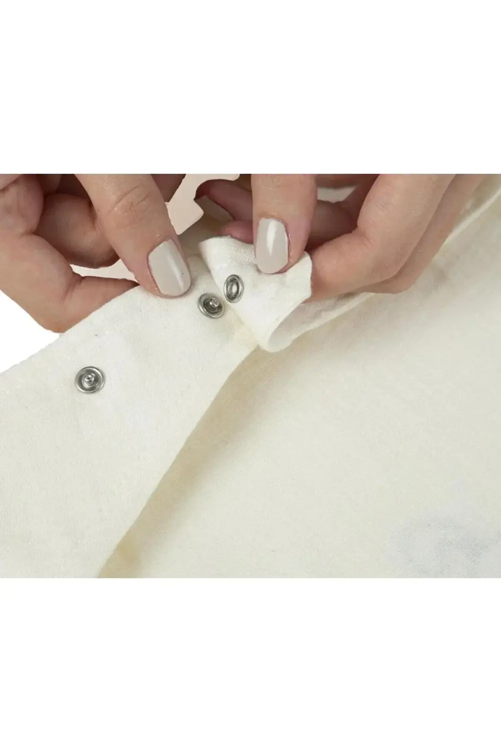 Emzik Askılı Müslin Önlük 837 Ekru