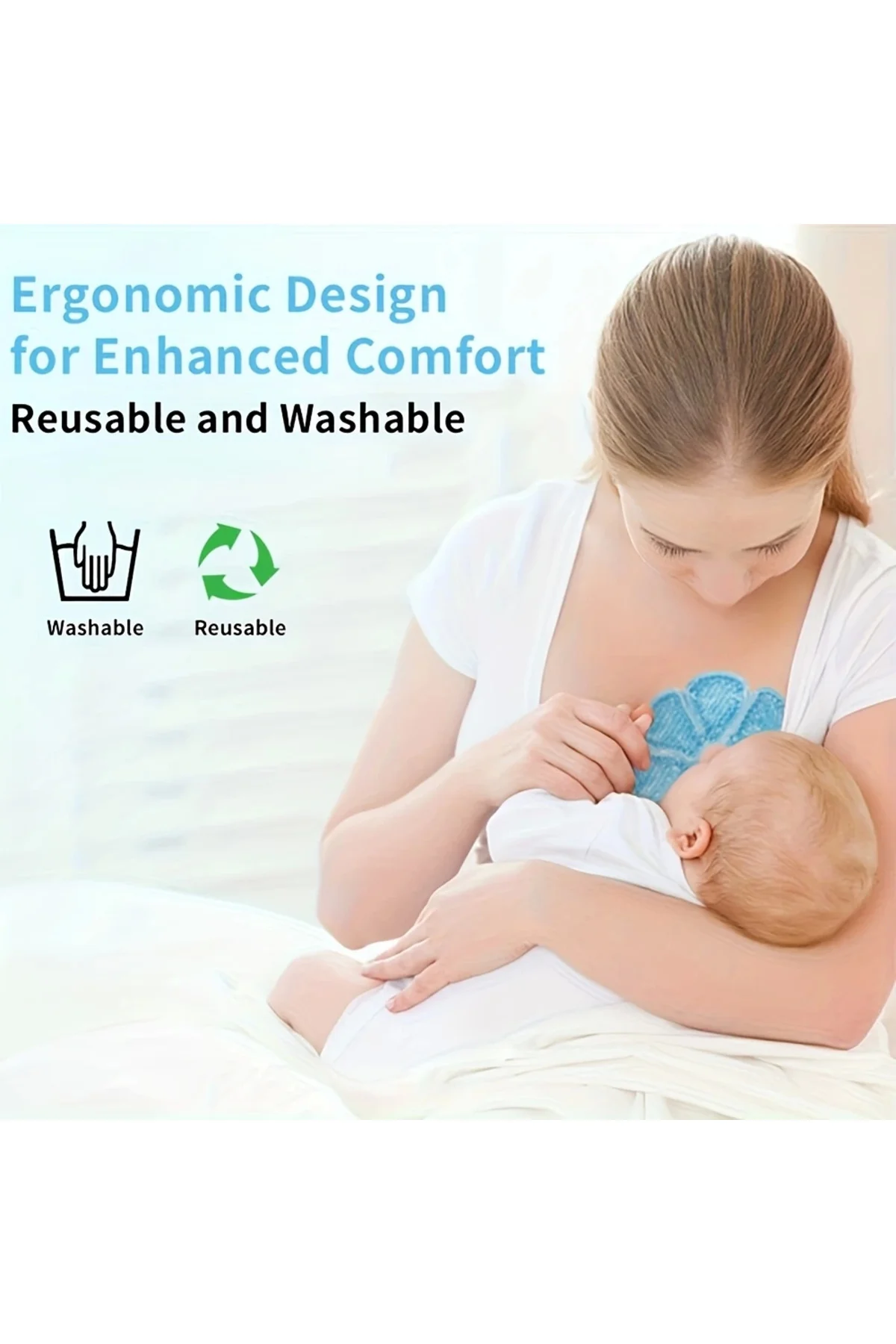 Emziren Anneler İçin 2 Li Jel Göğüs Pedi – Sıcak Ve Soğuk Kullanı