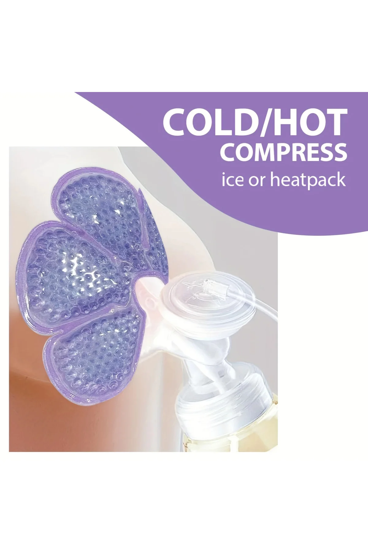 Emziren Anneler İçin 2 Li Jel Göğüs Pedi – Sıcak Ve Soğuk Kullanı