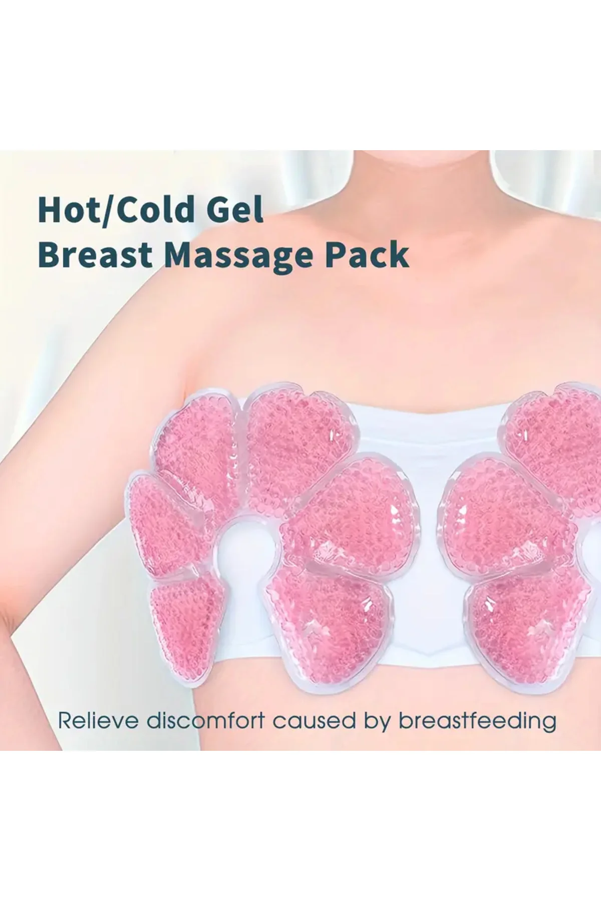 Emziren Anneler İçin 2 Li Jel Göğüs Pedi – Sıcak Ve Soğuk Kullanı