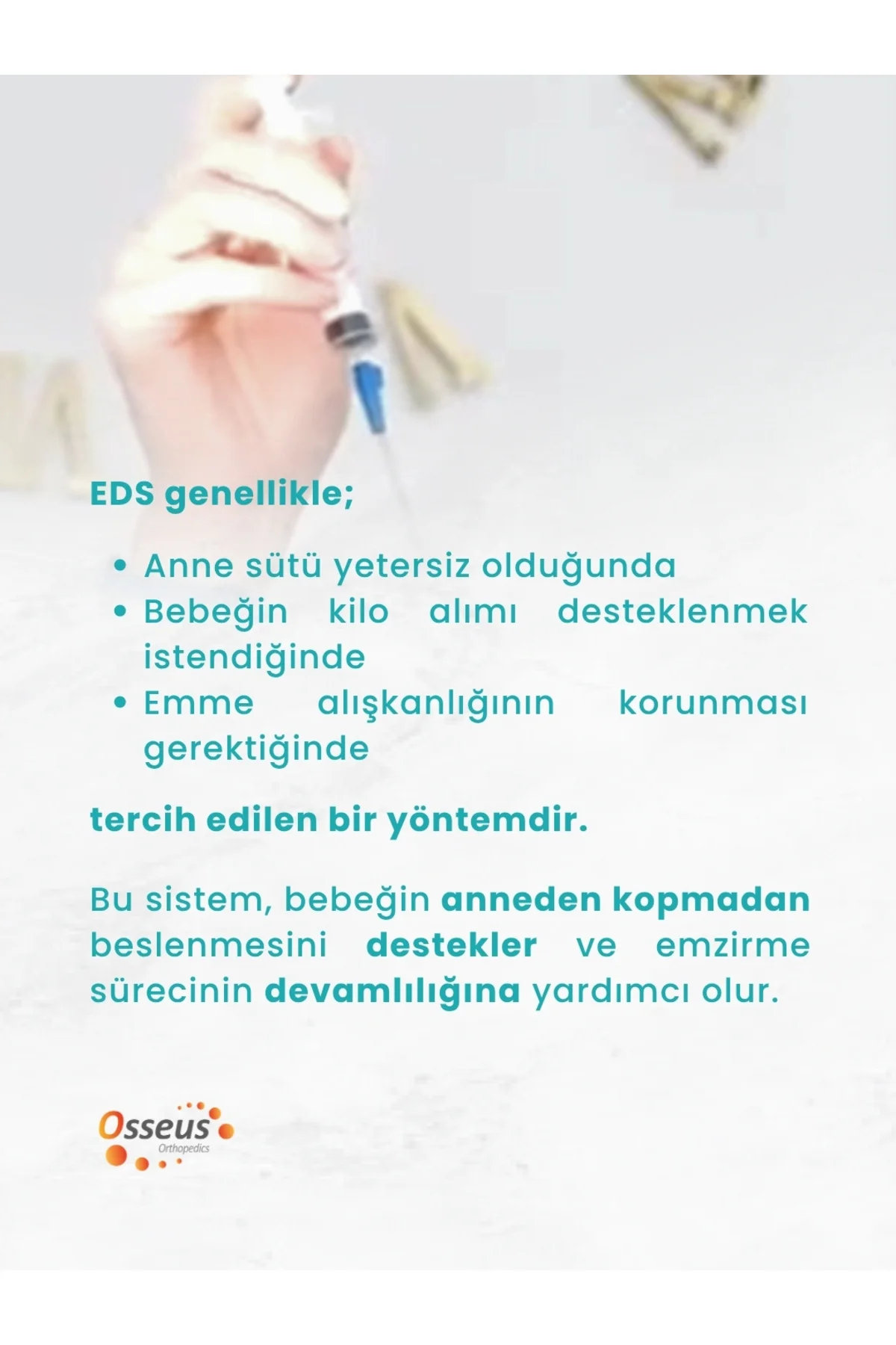 EMZIRME DESTEK SISTEMI (EDS) SETI 4-5 AYLIK NO:10 SİYAH