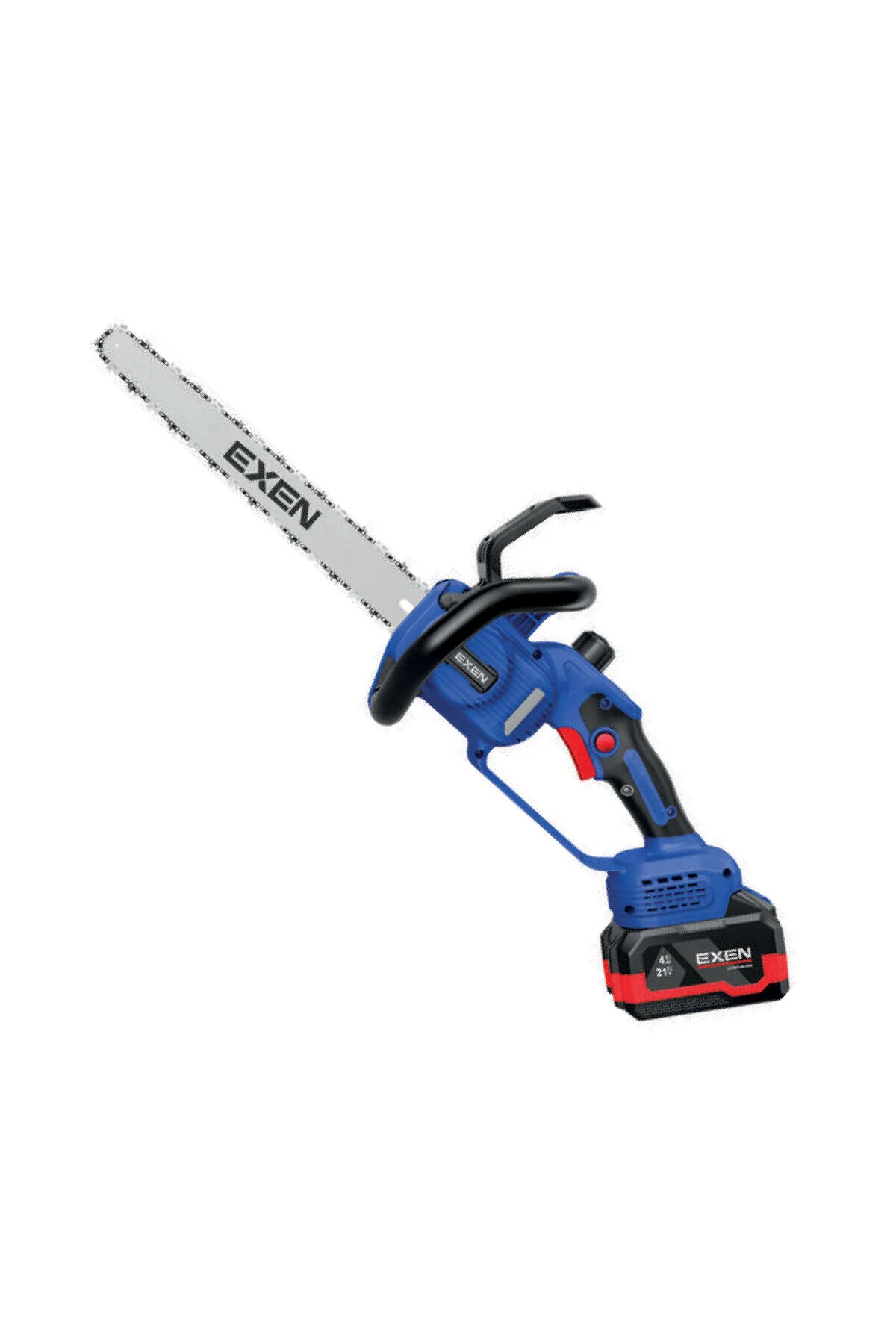 EN 634 T Kömürsüz Şarjlı Zincirli Testere 21V 4.0 Ah 300mm