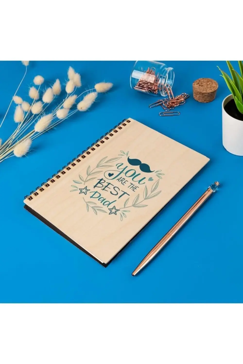 En Iyi Babalara Hediye 8 Cm X 12 Cm Ölçülerinde Çizgisiz 48 Yapra
