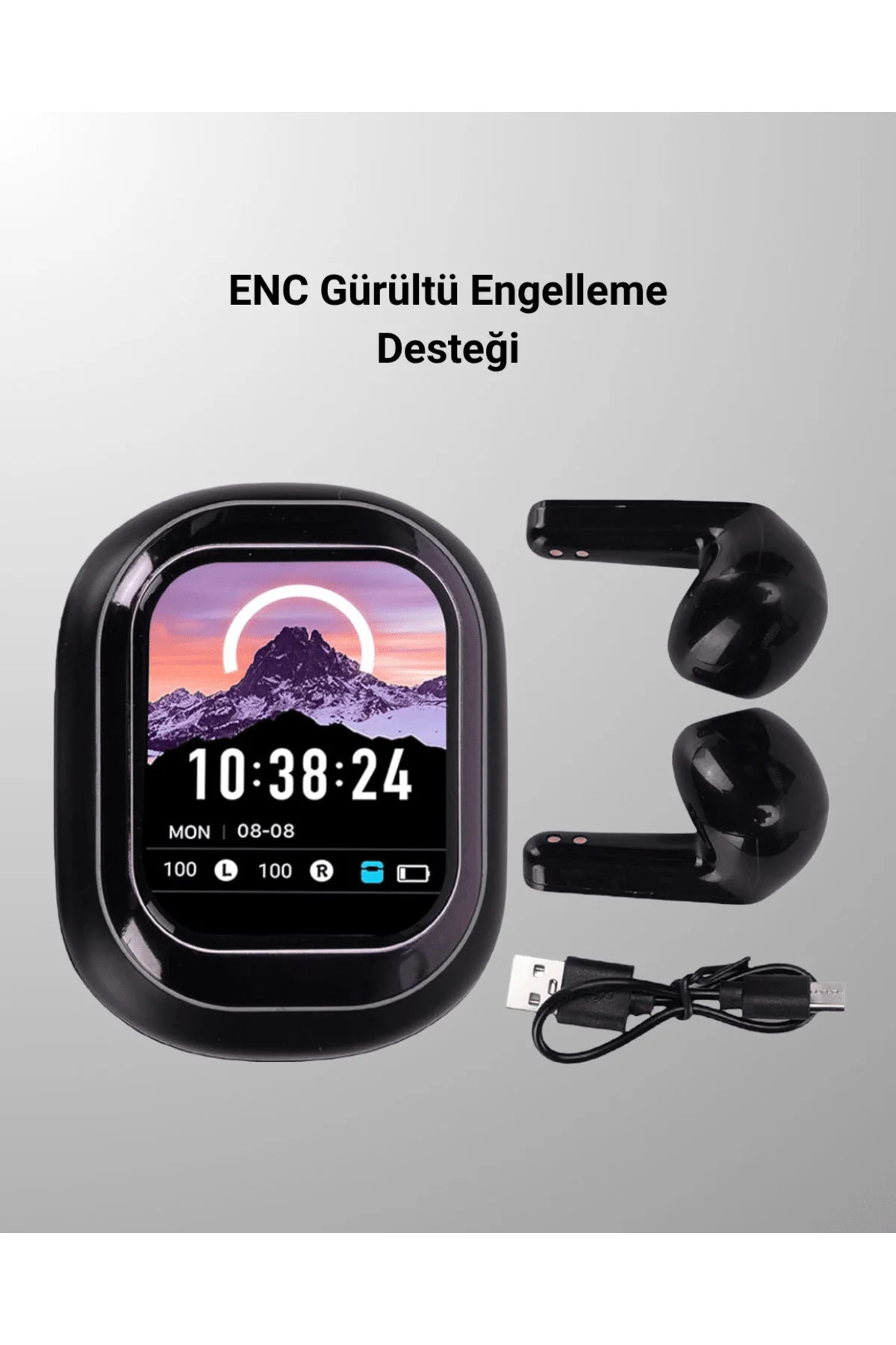 ENC Destekli Bluetooth 5.4 Kulaklık – EQ Ayarlı, Akıllı Kutulu