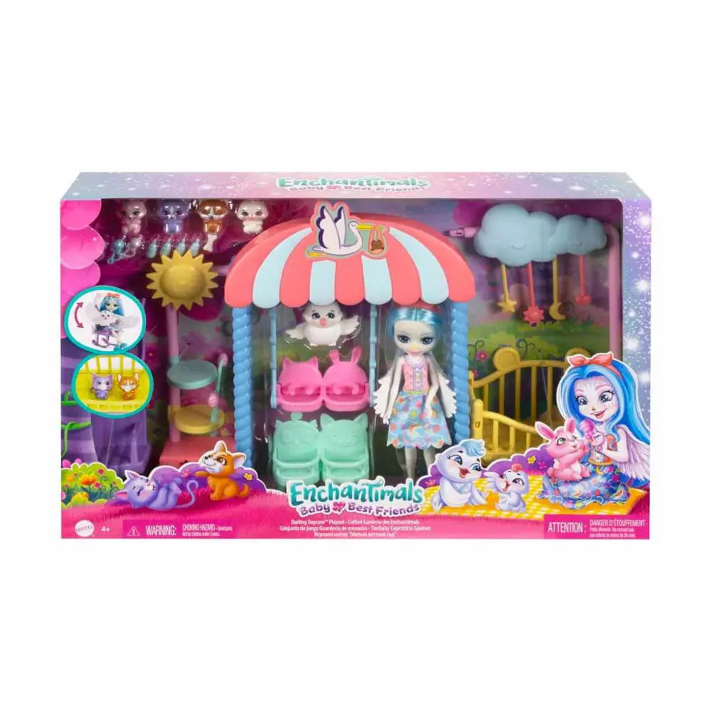 Enchantimals Minik Dostlar Kreş Bebek ve Aksesuarları HLH23 Enchantimals Minik Dostlar Kreş Bebek ve Aksesuarları HLH23