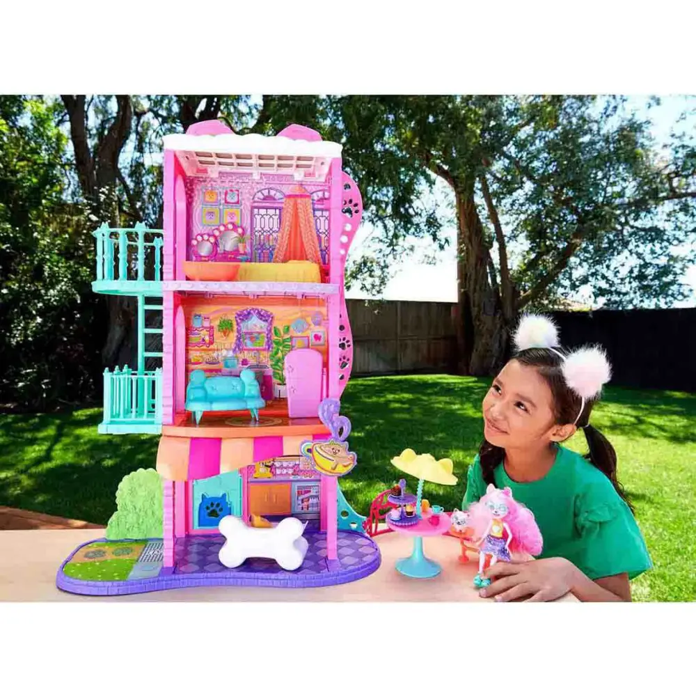 Enchantimals Şehir Evi ve Kafe Oyun Seti HHC18