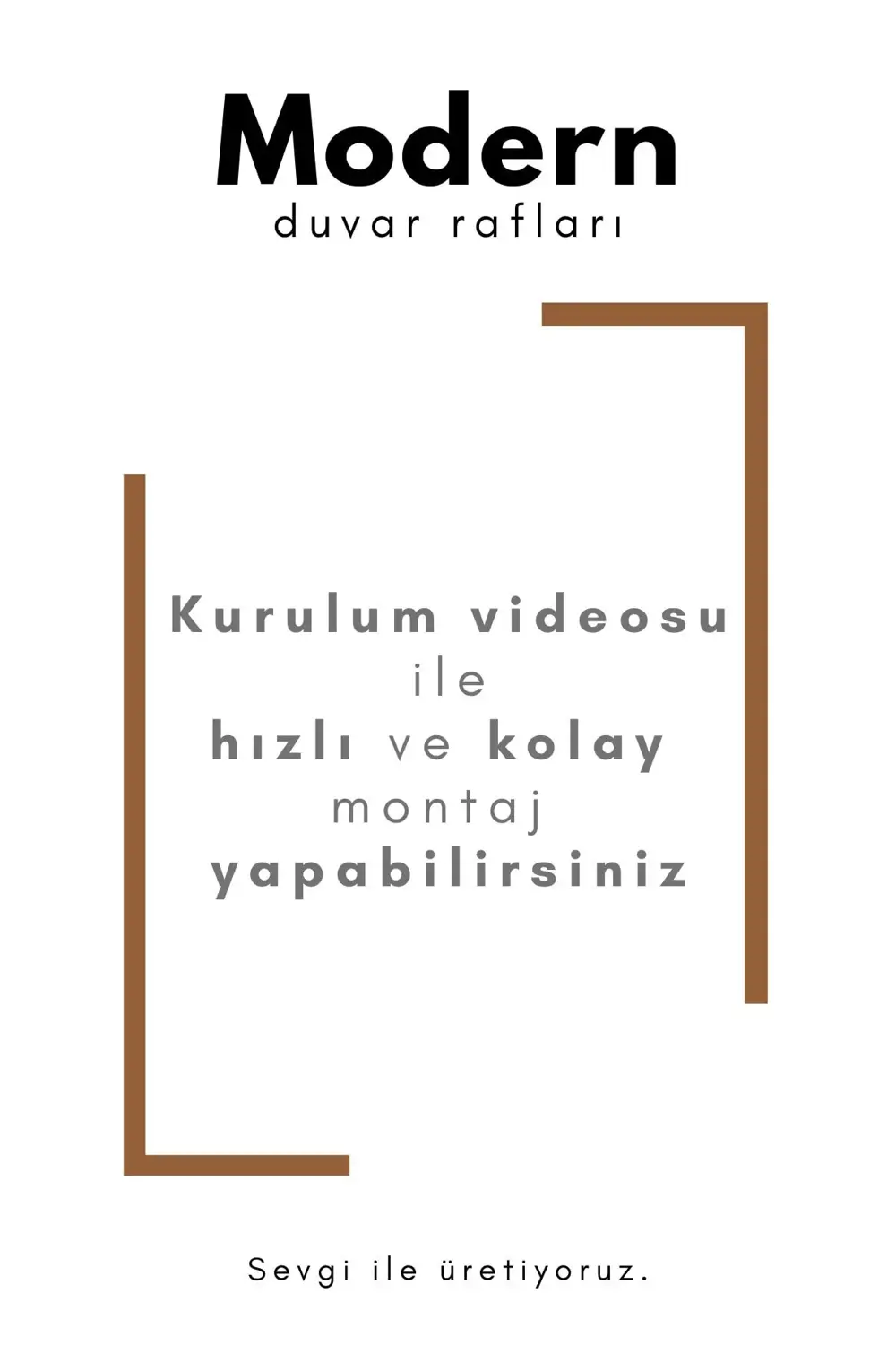 Enda 5 Gözlü Duvar Rafı, Mutfak Rafı, Oturma Odası Rafı, 5 Raflı