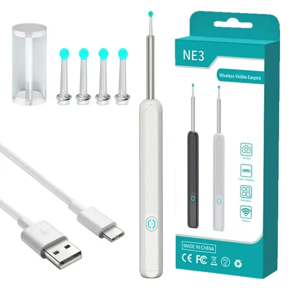Endoskop Kameralı Kulak Temizleme Cihazı Seti