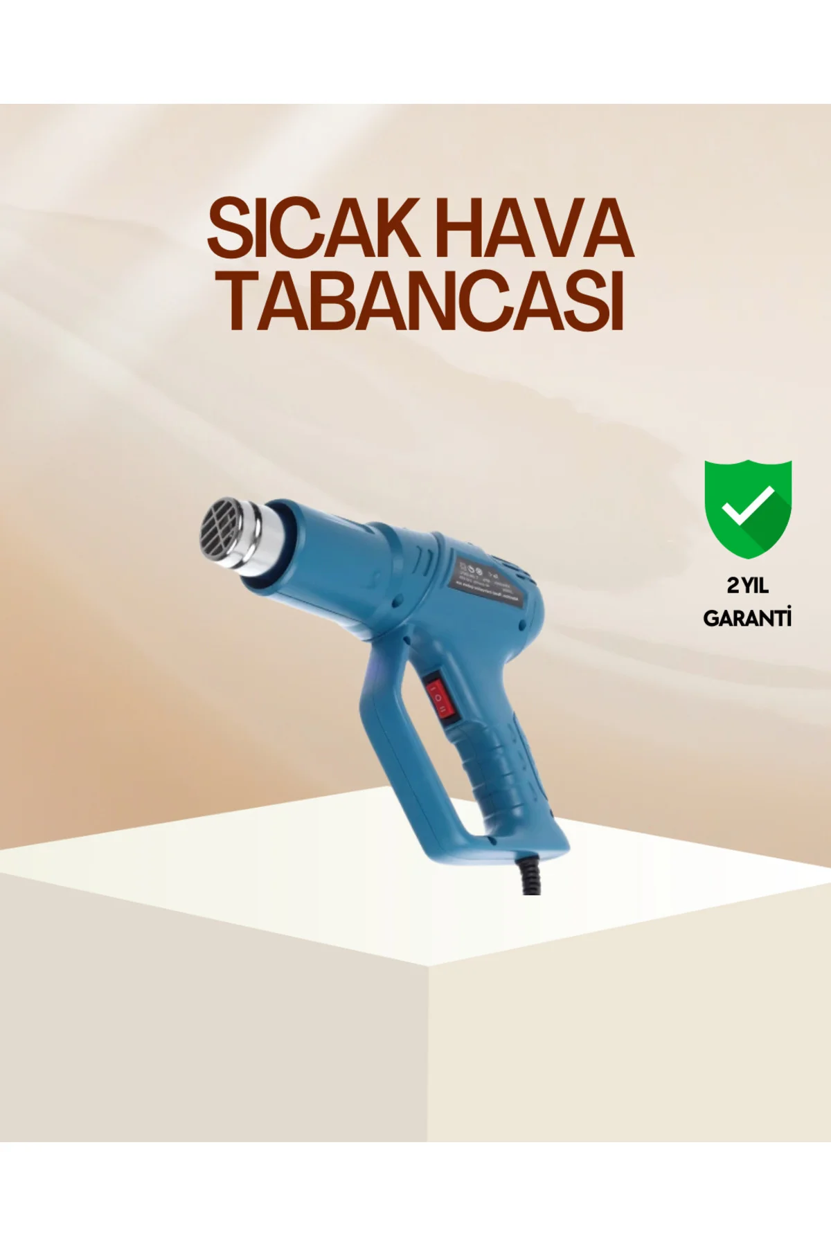 Endüstriyel 2000W Isı Tabancası Plastik Boru Lehim Boya Çıkarma
