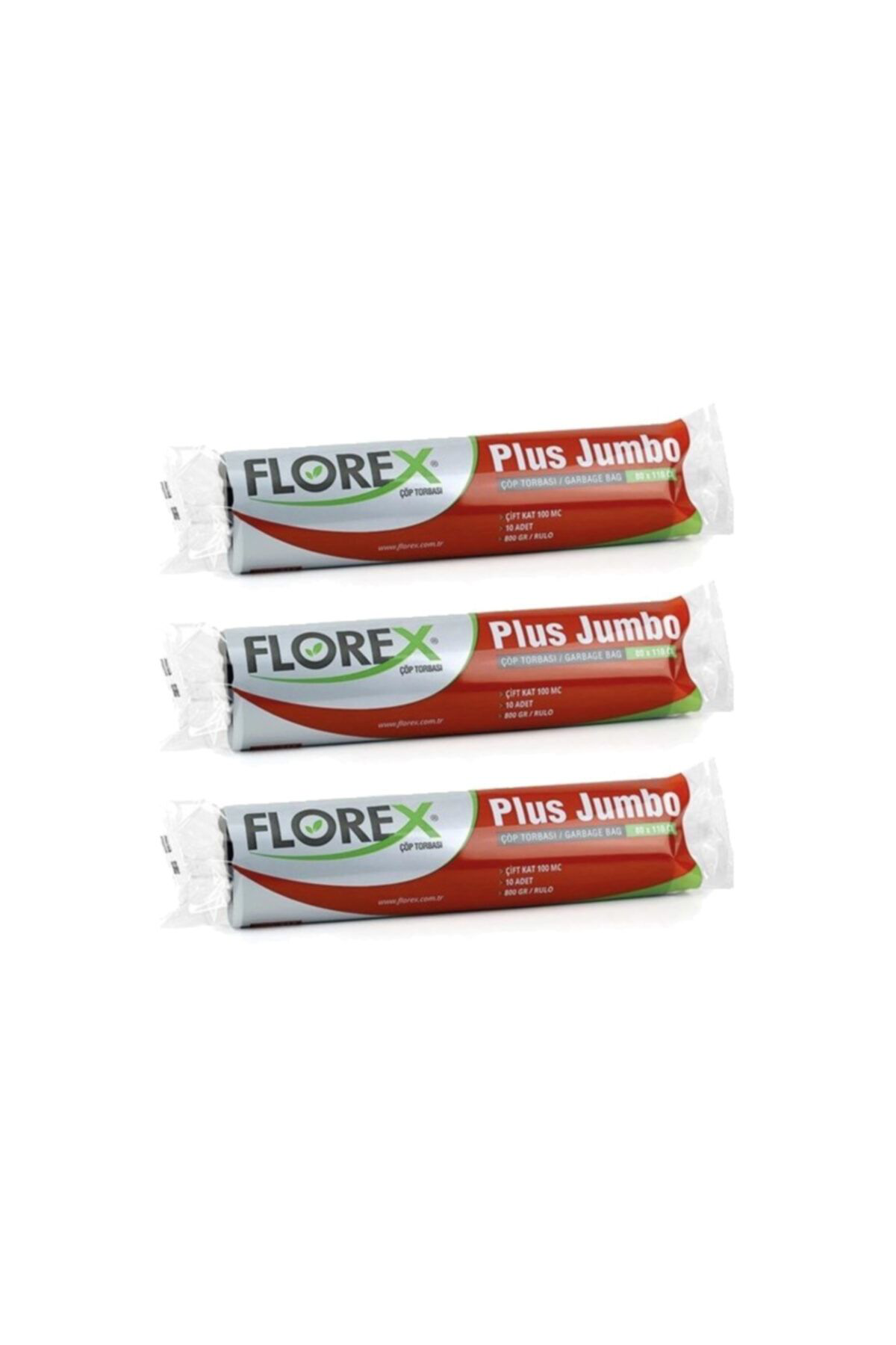 Florex Endüstriyel Çöp Torbası Jumbo Boy 800 Gr 80 Cm X 110 Cm Siyah 3 P