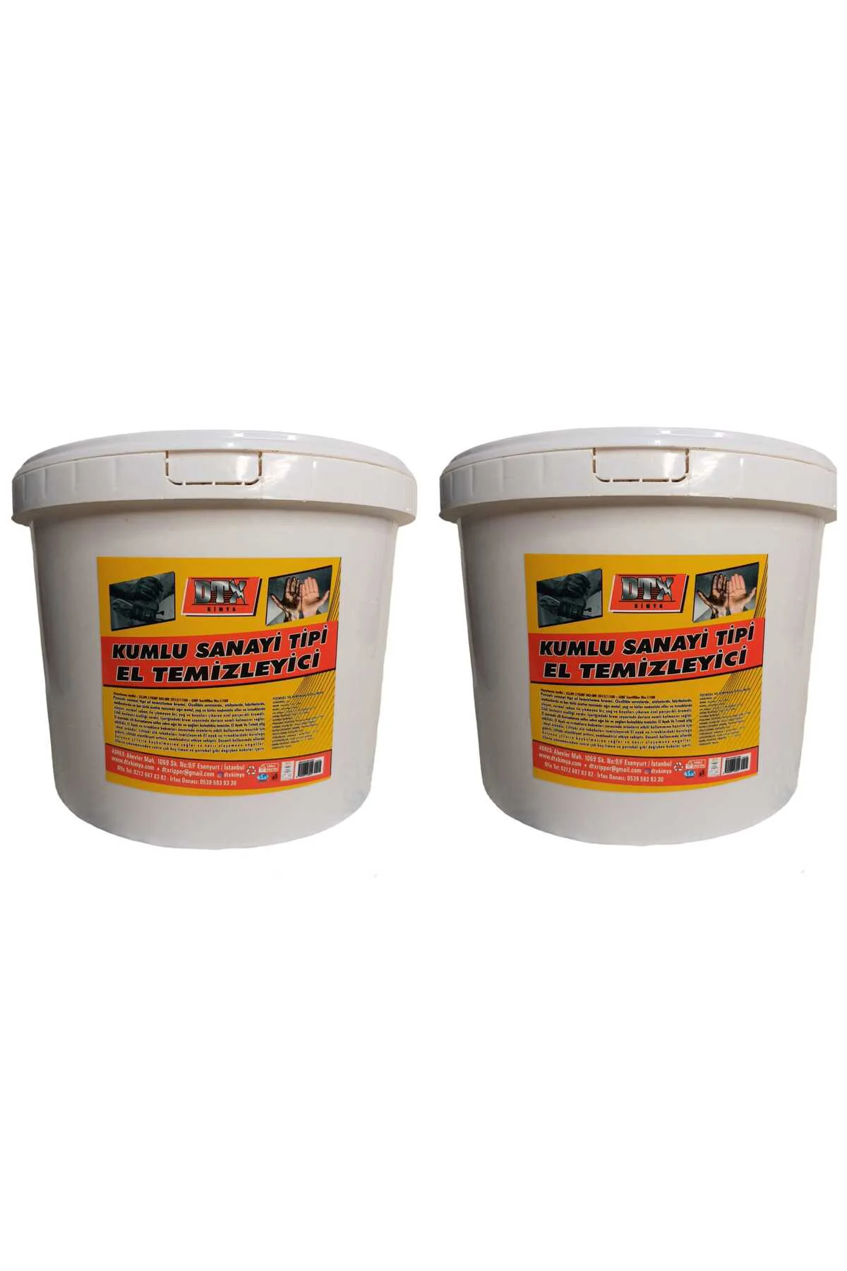 Endüstriyel Granürlü Ponzalı El Temizleme Kremİ SABUNU 7 kg 2 ADE