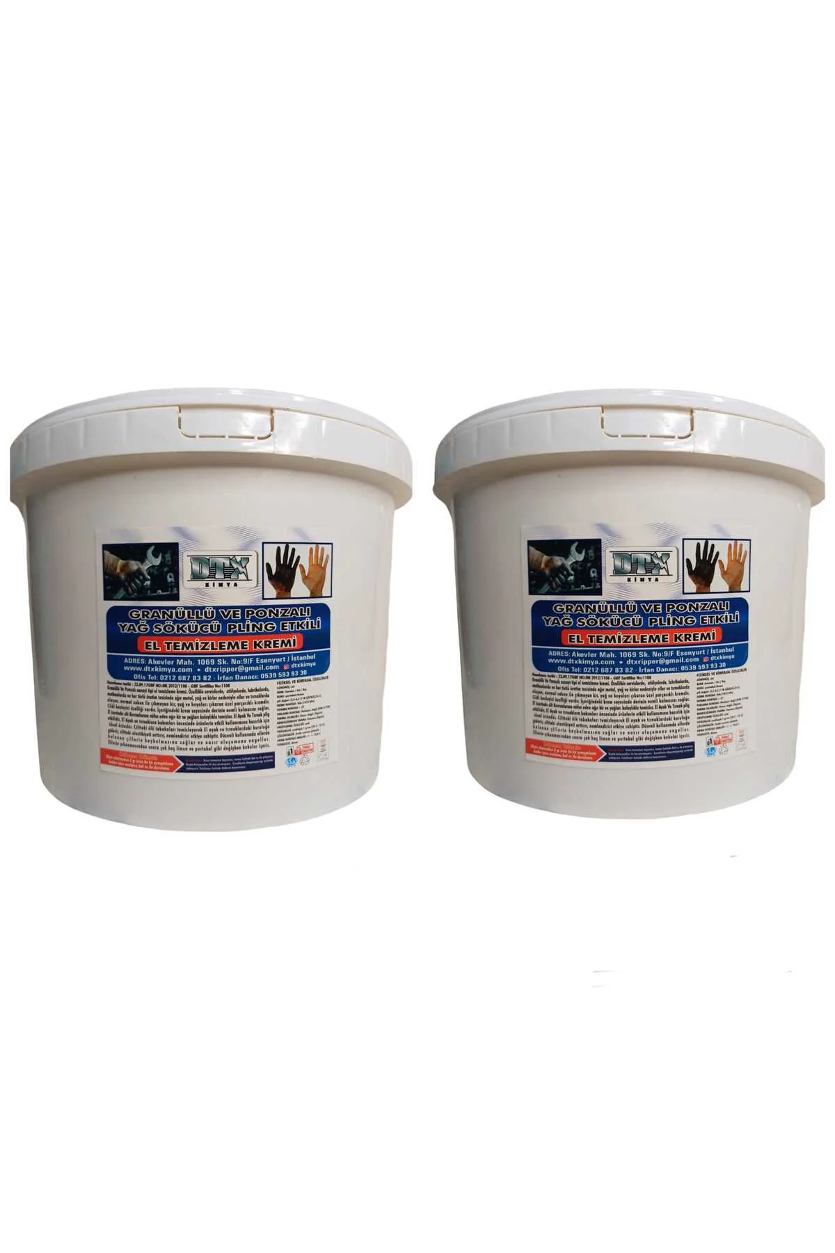Endüstriyel Granürlü Ponzalı El Temizleme Kremİ SABUNU 8 Kg ( 2 A Endüstriyel Granürlü Ponzalı El Temizleme Kremİ SABUNU 8 Kg ( 2 A