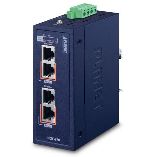 Endüstriyel Injector Hub (Industrial 2-port Multi-Gigabit 802.3bt