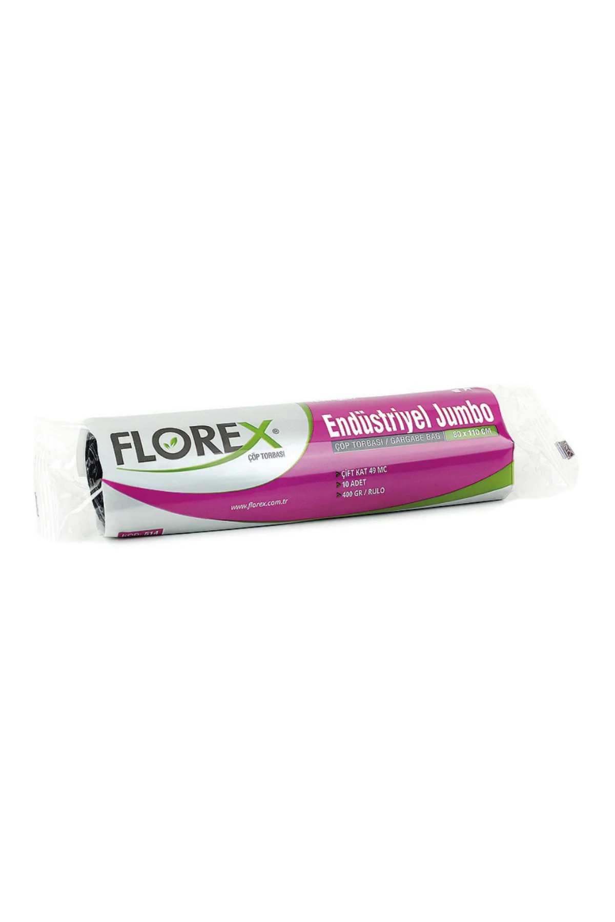 Endüstriyel Jumbo Boy Çöp Torbası 80 x 110 cm 10'lu Rulo Siyah 5 