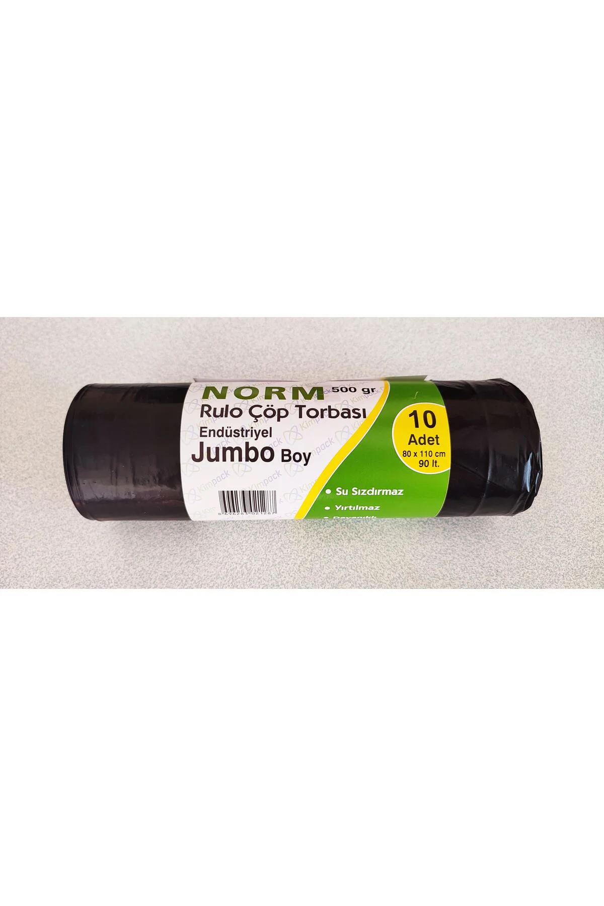 Endüstriyel Jumbo Çöp Torbası Poşeti - 2 Kat - Siyah - 500 Gr. - 