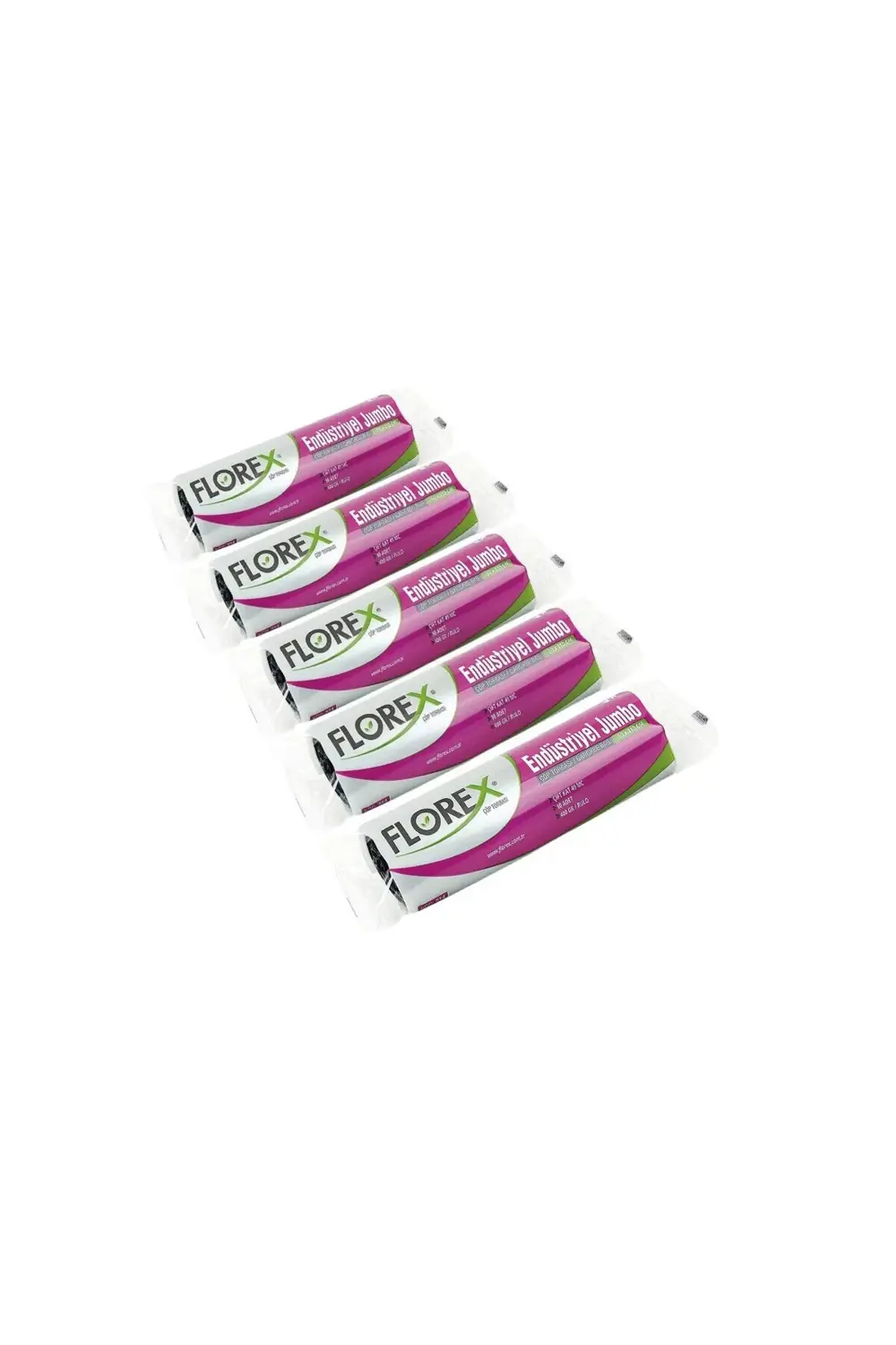 Endüstriyel Jumbo Çöp Poşeti 400gr Siyah 80*110 5 Rulo 10 Lu Topl